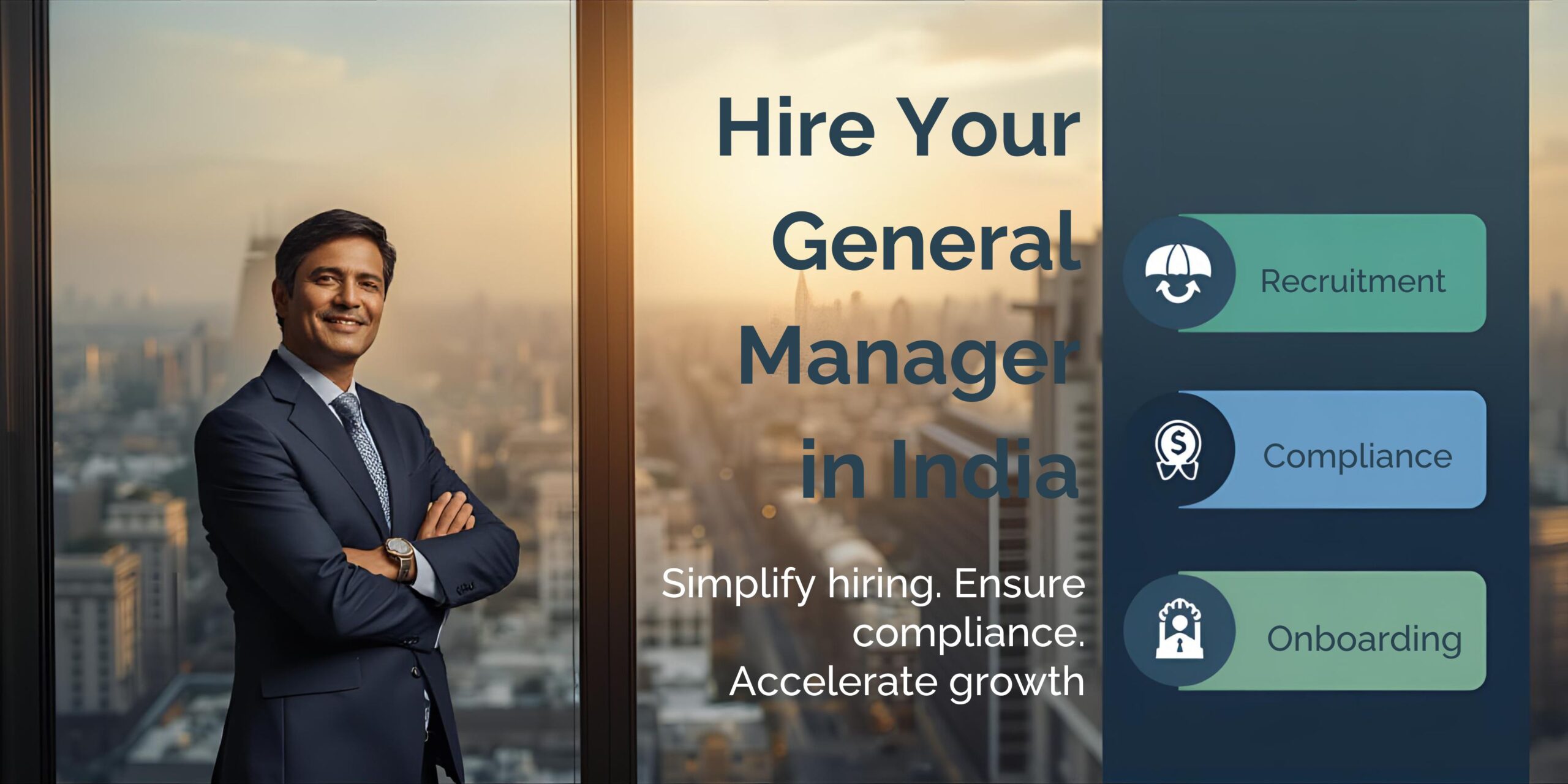 Hire General Manager in India via EOR