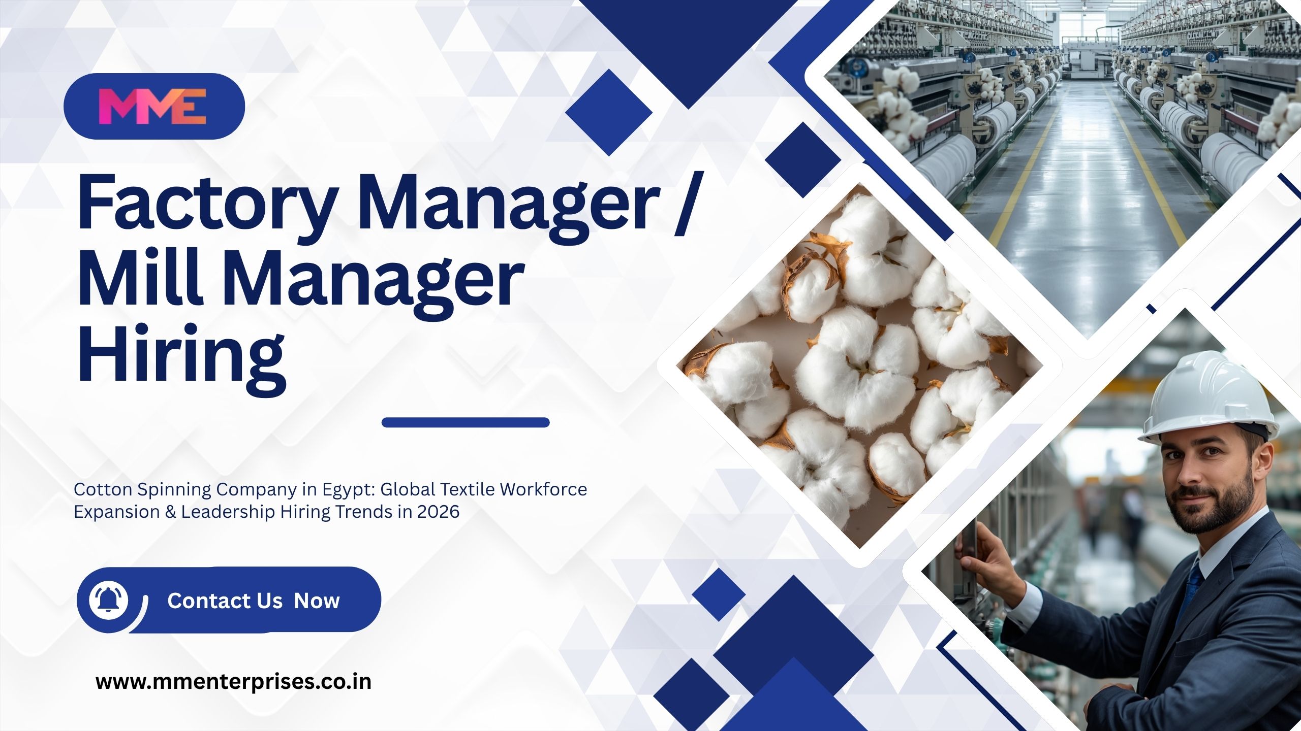 Factory Manager / Mill Manager Hiring