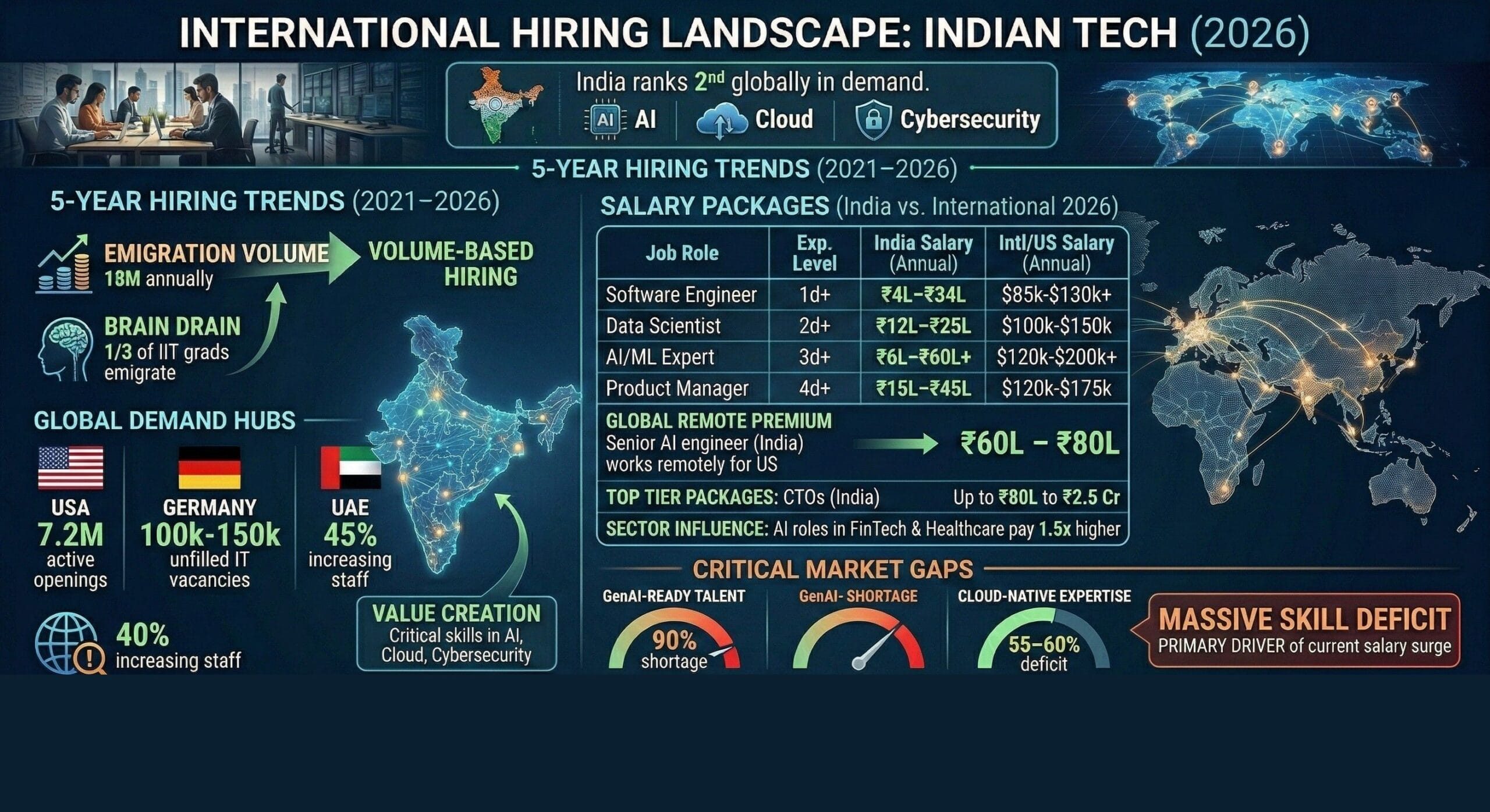 Global hiring | Recruitment services in India | Salary Guide